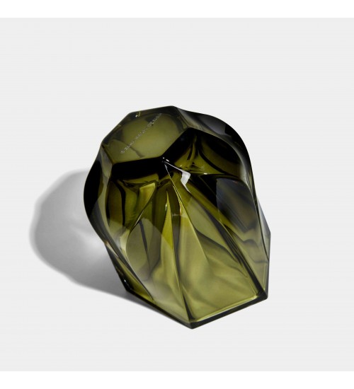 Zaha Hadid Design SHIMMER闪烁系列水晶烛杯橄榄绿H10